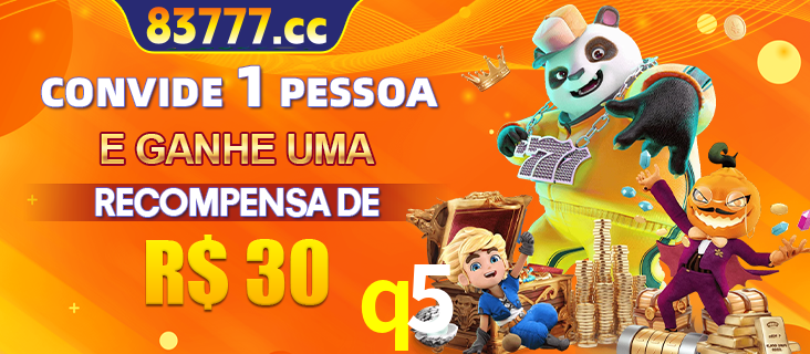 Banner institucional da q5 sobre parceria de marcas e criação de uma marca de excelência, apresentando os mascotes de jogos populares como o Fortune Tiger.