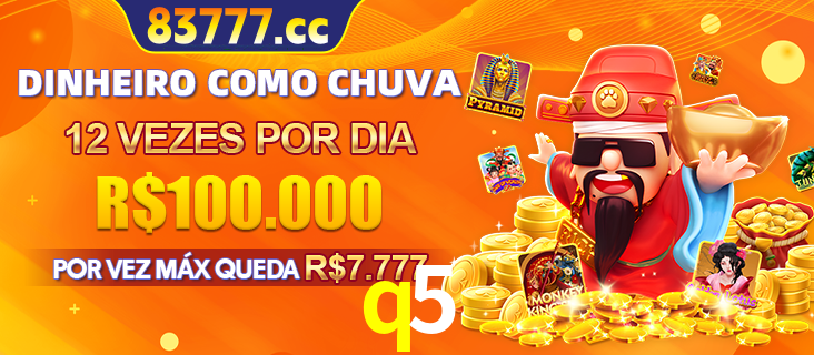 Banner do programa de recompensas Recomende para amigos do q5, detalhando os bônus por convidar amigos, com prêmios que chegam a R$288.888.